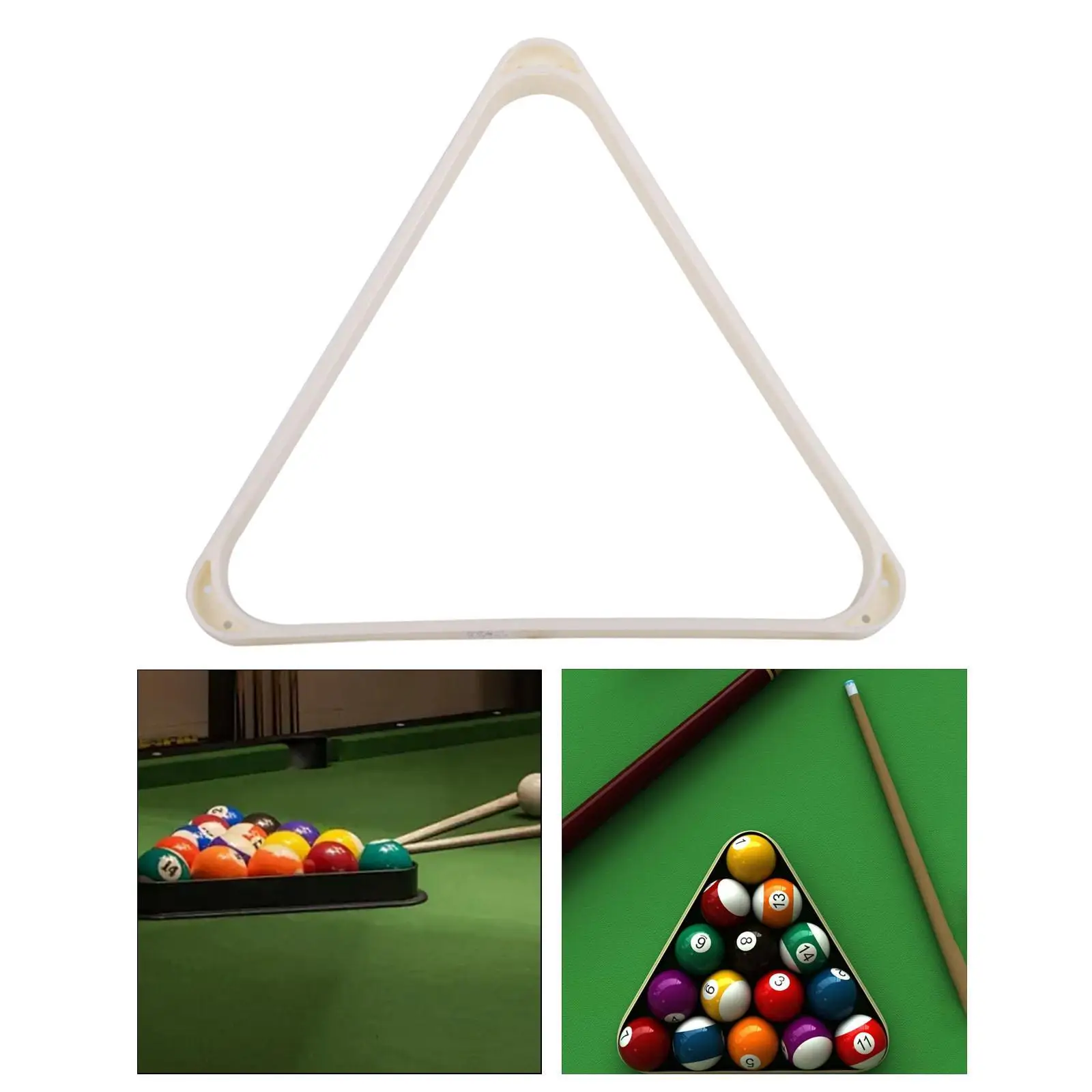 Pool Table Triangle Ball Rack Billiard Table Triangle Ball Holder Equipment Billiard Ball Rack Holder for Practice Home Game