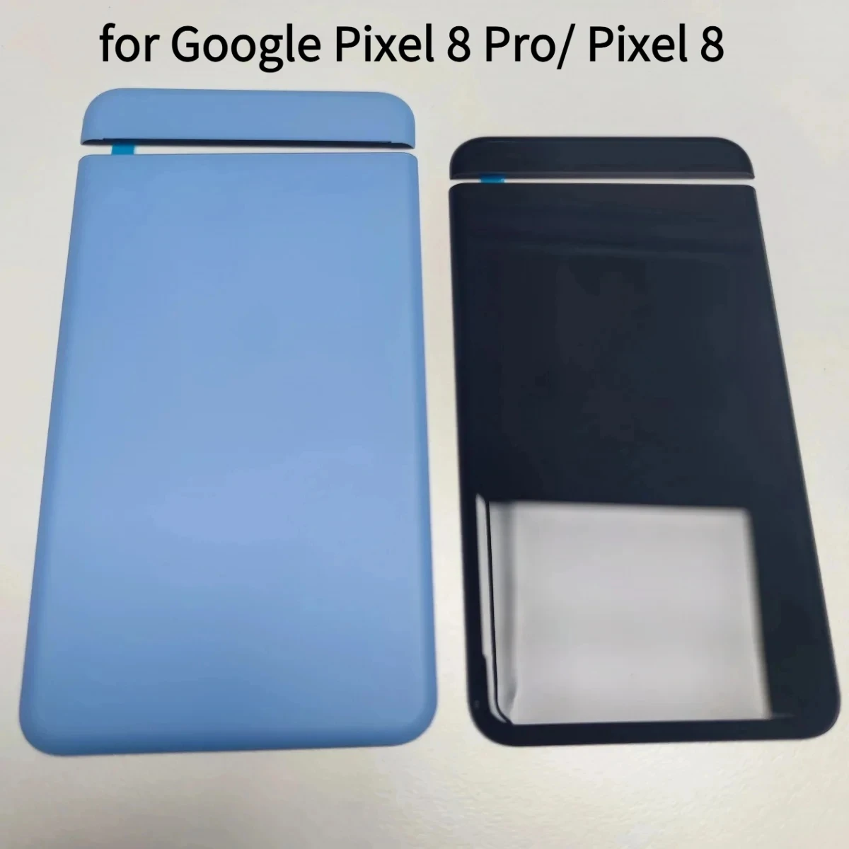 غطاء باب البطارية الخلفي لأجزاء إصلاح الغطاء العلوي للغطاء الزجاجي الخلفي لهاتف Google Pixel 8/ Pixel 8 Pro
