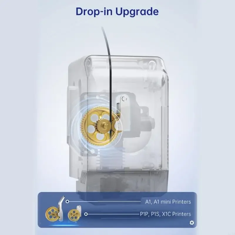 

Extrusion Head Gear Upgraded Nanocoated Hardened Steel Gear Replacement For P1P P1S X1C Printer Accessories