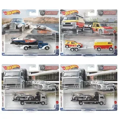 Original Hot Wheels Premium Car Culture Team Transport Children Toys for Boys Kids 1/64 Diecast Mazda RX3 Sakura Sprinter Madlab