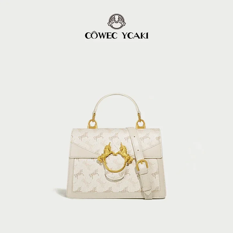 【 Official Authentic 】Original Cowec Ycaki luxury 2023 new fashion commuter crossbody bag for women