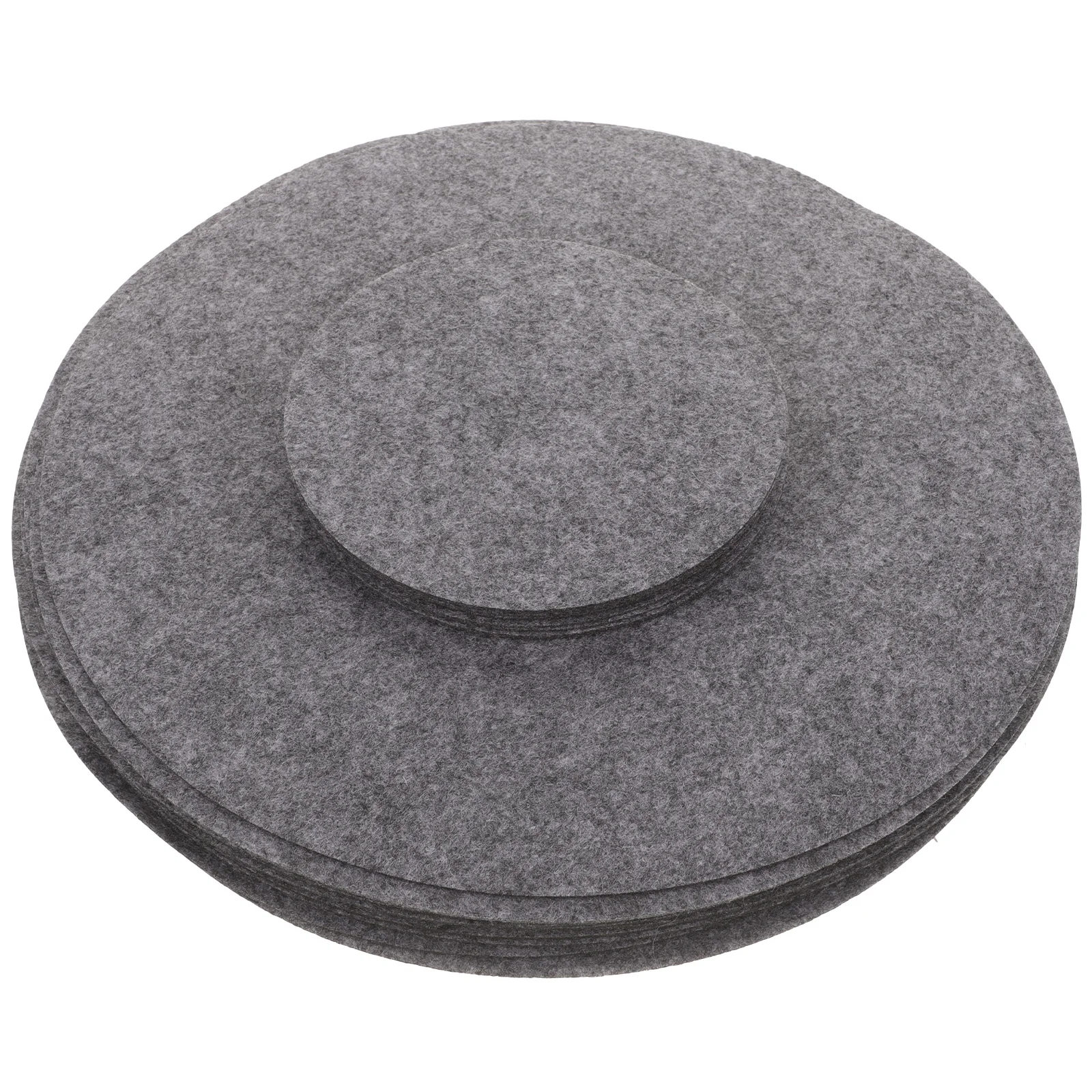 Separadores de platos de fieltro, almohadillas protectoras redondas y gruesas para plato, olla, sartén, utensilios de cocina, almohadillas protectoras, divisores de platos de fieltro, 30 Uds.