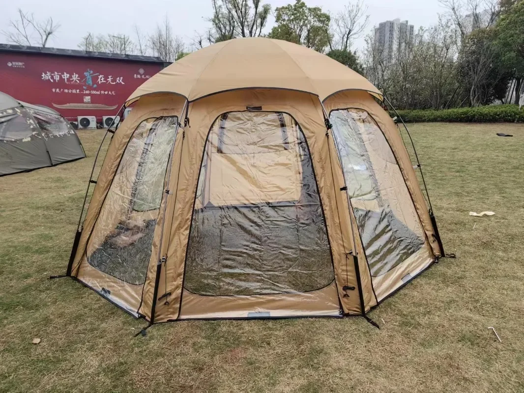 Rain artifact autumn supply camping tent inflatable tent automatic t outdoor tent beach