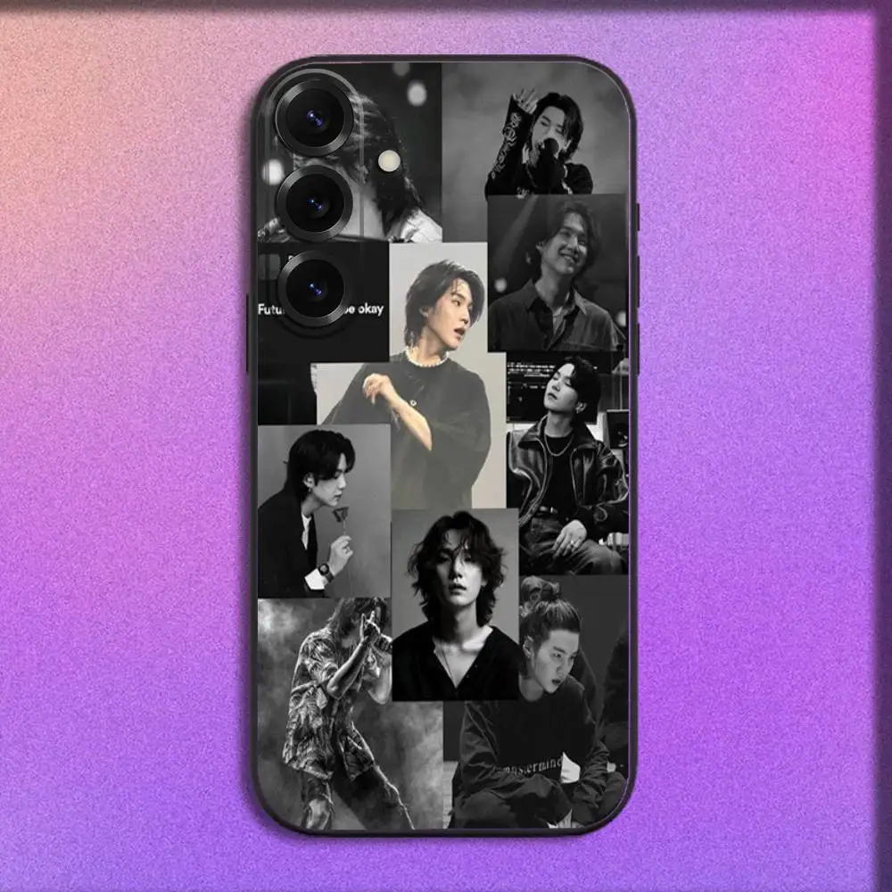 Singer A-Agust D M-Min Yoongi Phone Case For Samsung S25,S24,S21,S22,S23,S30,Ultra,S20,Plus,Fe,Lite,5G Black Cover