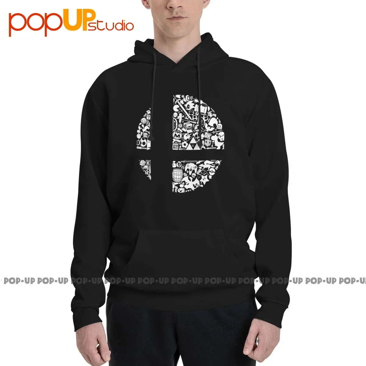 Super Smash Bros Ultimate Silhouette Take On Smash Hoodie Sweatshirts Hoodies Gift Retro Splicing Best Quality