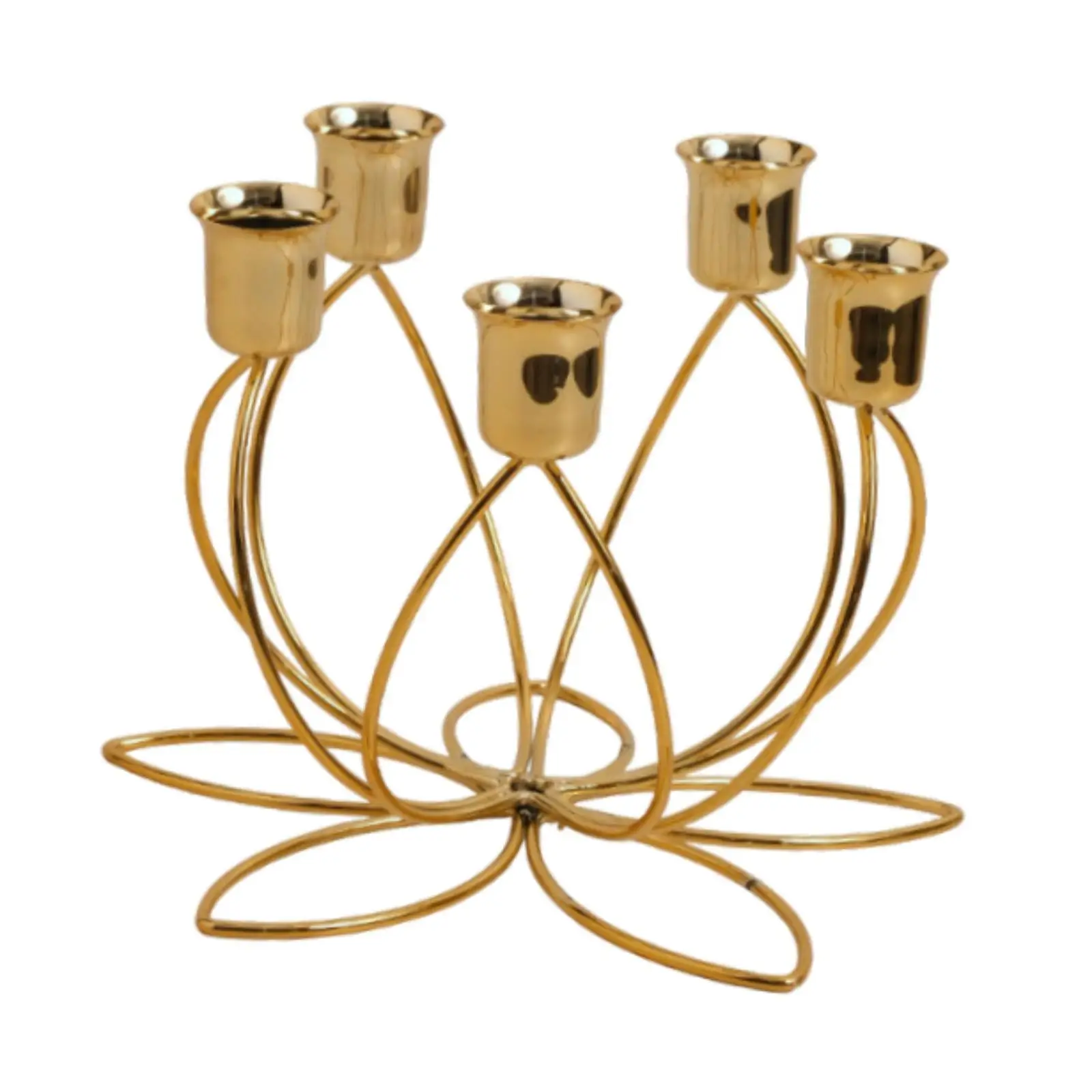 Chandelier en fer élégant, porte-bougie vintage, centre de table, chandelier autoportant pour bougies à colonne, décoration intérieure