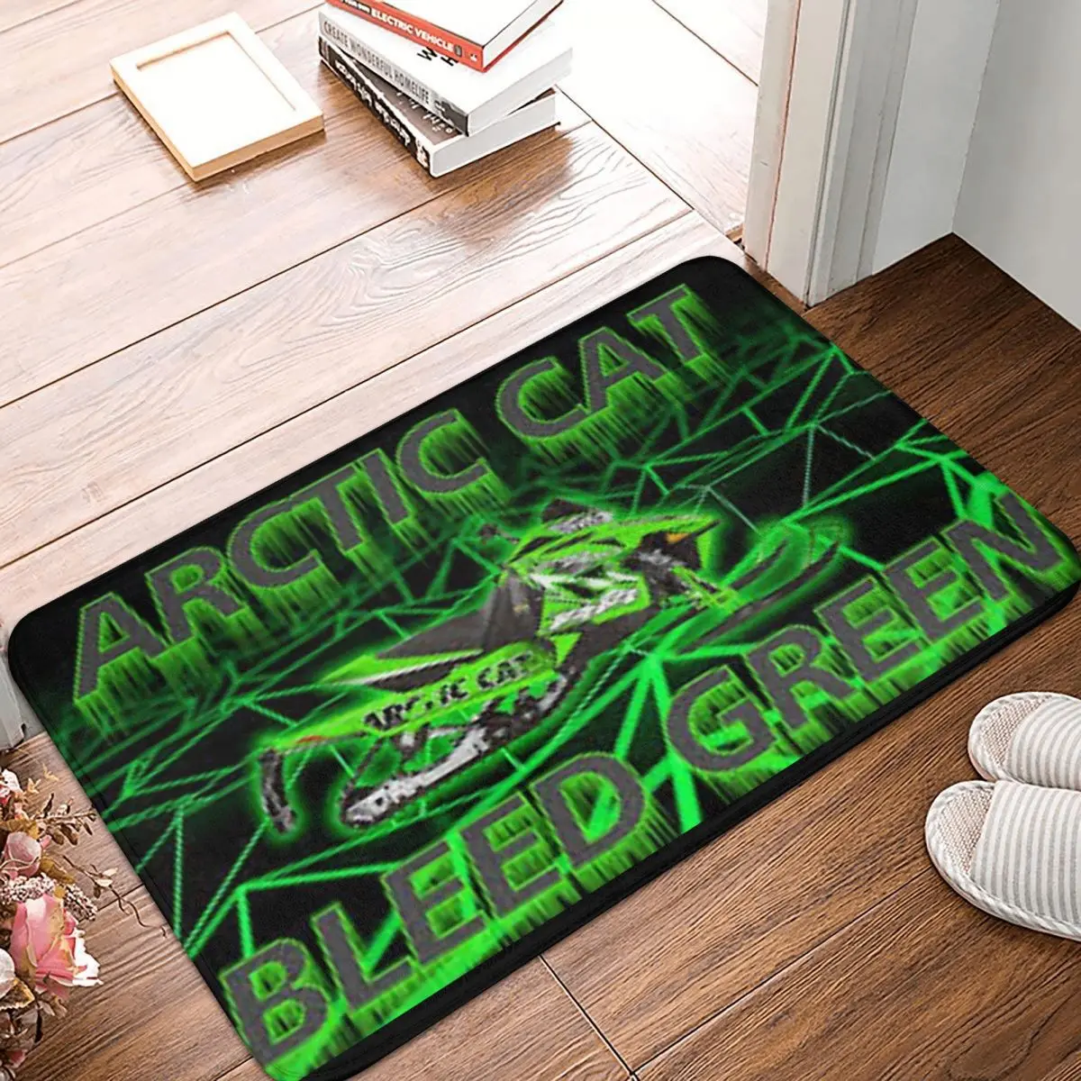 Arctic Cat Anti-slip Doormat Floor Mat Cushion Carpet Rug for Kitchen Entrance Home Bedroom Footpad Mats