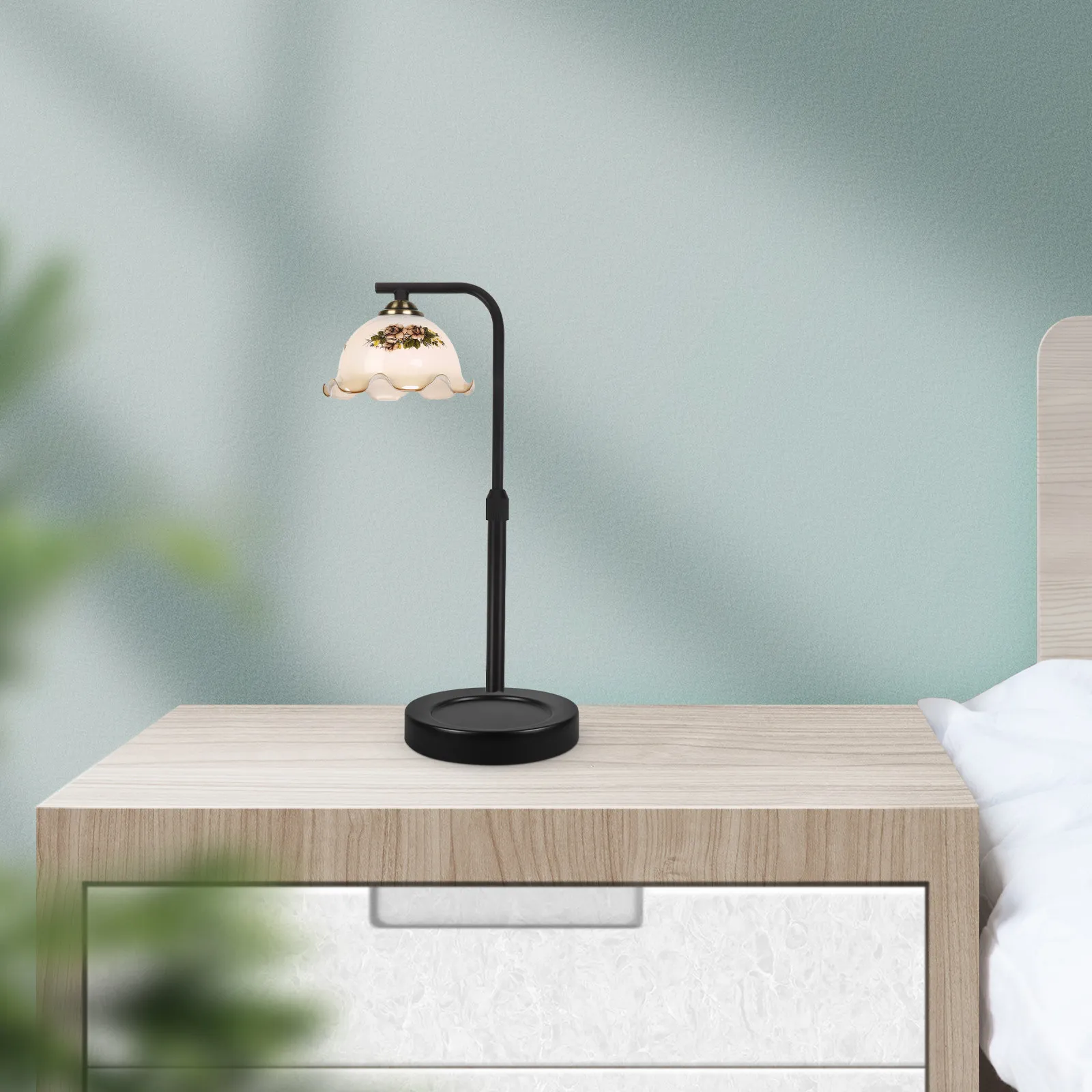 Adjustable Curved Aromatherapy Table Lamp Stem Pipe Flexible Bent Threaded Arm Extension Accessory Repair Part Lighting Fixture