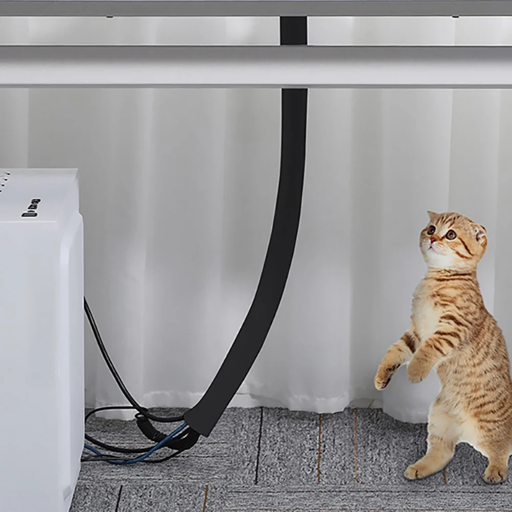 

2pcs 2 Rolls 1 Meter Neoprene Management Sleeve For Home Office Cable Organizer Wire Storage Cover Cord Protector Cable Sleeves