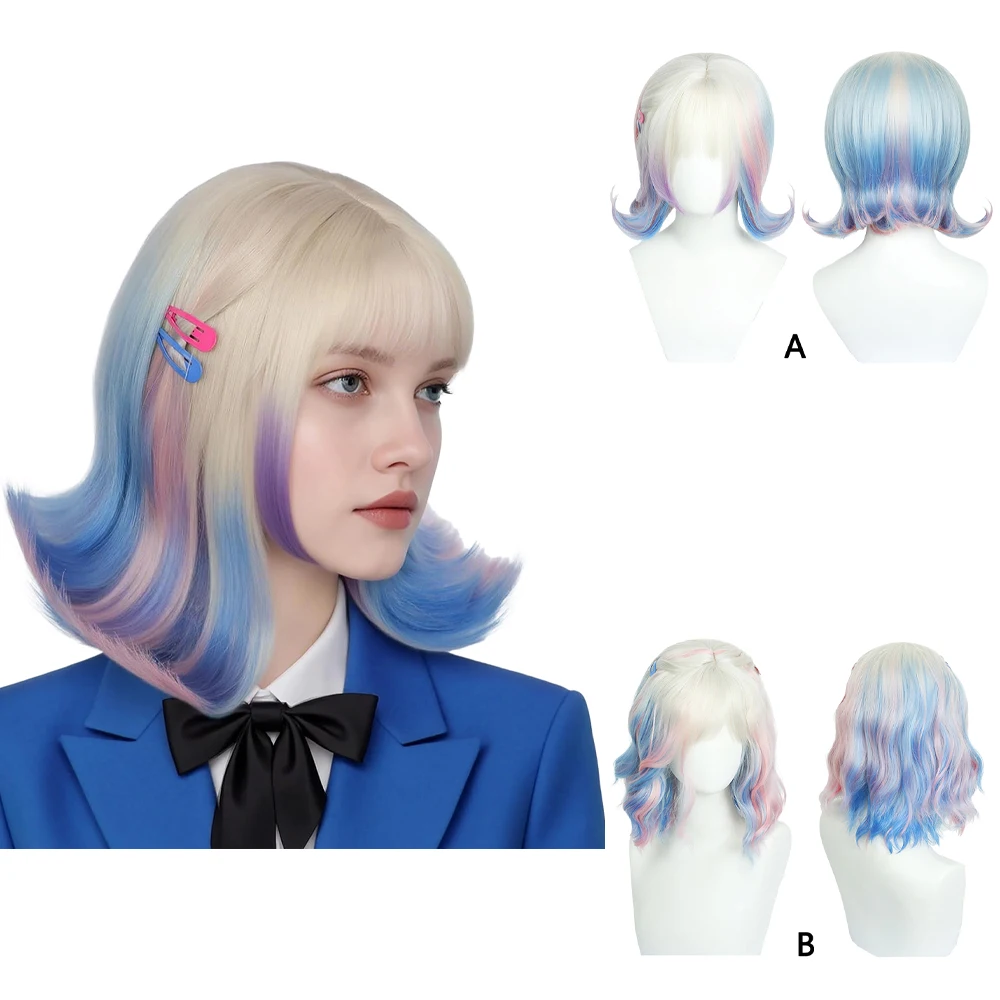 

Enid Sinclair Cosplay Synthetic Wavy Short Curly Hair Suitable for Women's Daily Party Performance Role Play Heat-Resistant Wig