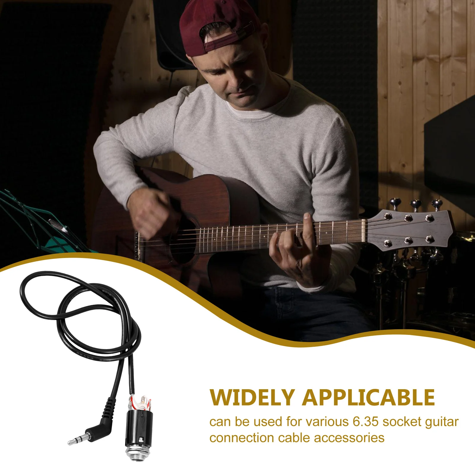 

Guitar Cable Parts Acoustic Accessories Pickup Electric Cables System Accessory