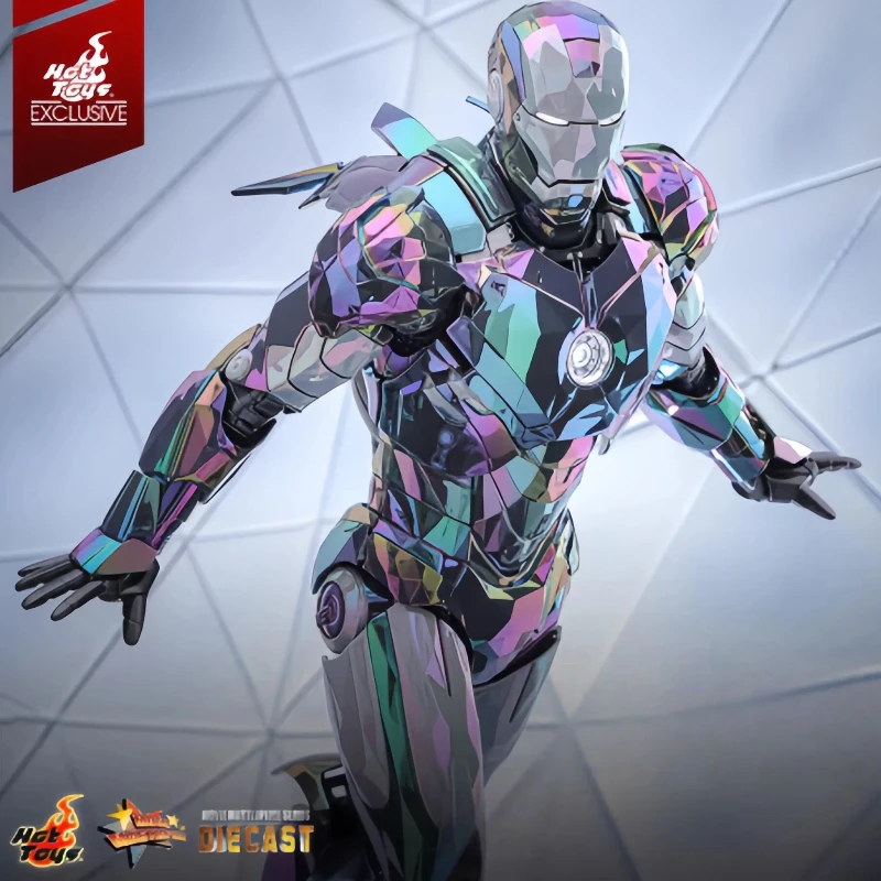 

Эксклюзивная коллекционная фигурка Hot Toys Iron Man Mark 4, голографическая геометрическая версия, масштаб 1:6, литая под давлением, Iron Man 2