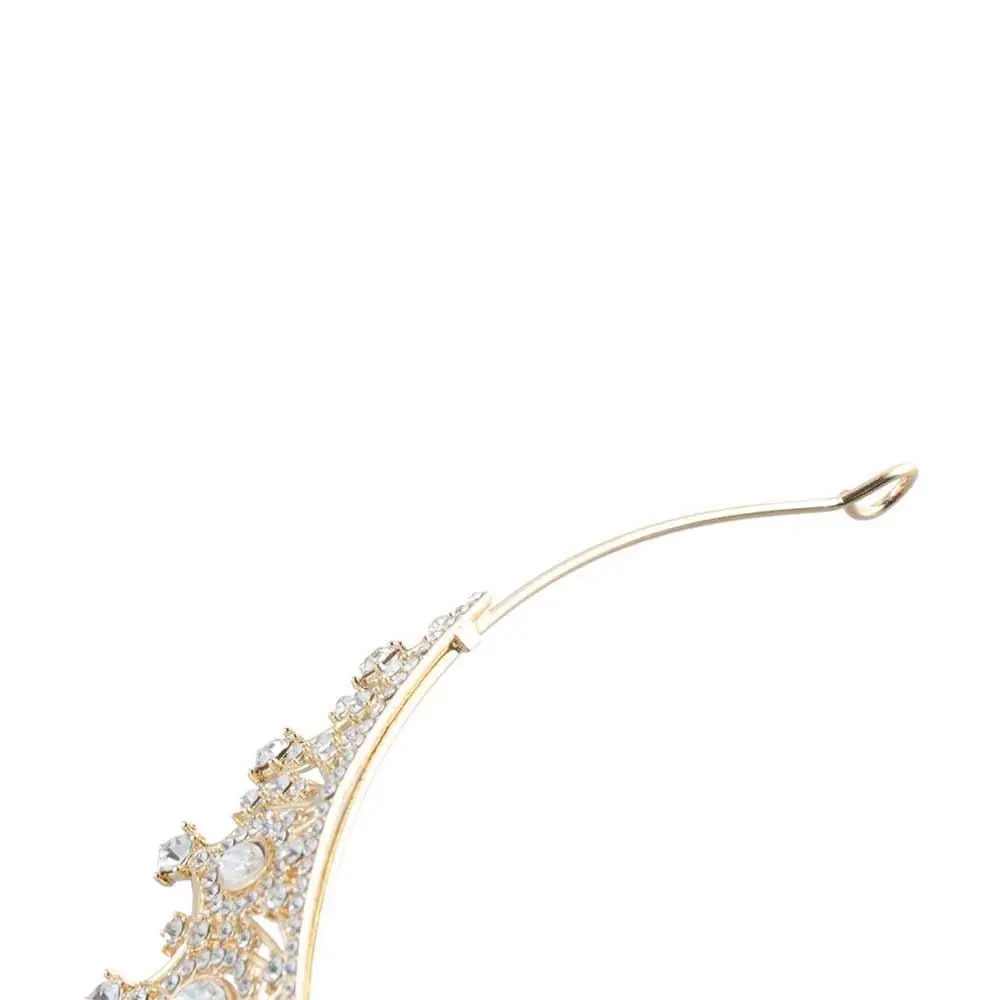 Temperament Head Wrap Brid Headband Rhinestone Crystal Tiara Women Hair Hoop Baroque Korean Hairbands Princess Headband