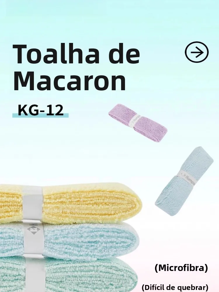 raquete-de-badminton-kumpho-kg12-com-toalha-absorvente-de-suor-gel-macio-de-algodao-antiderrapante-e-confortavel-para-fas-de