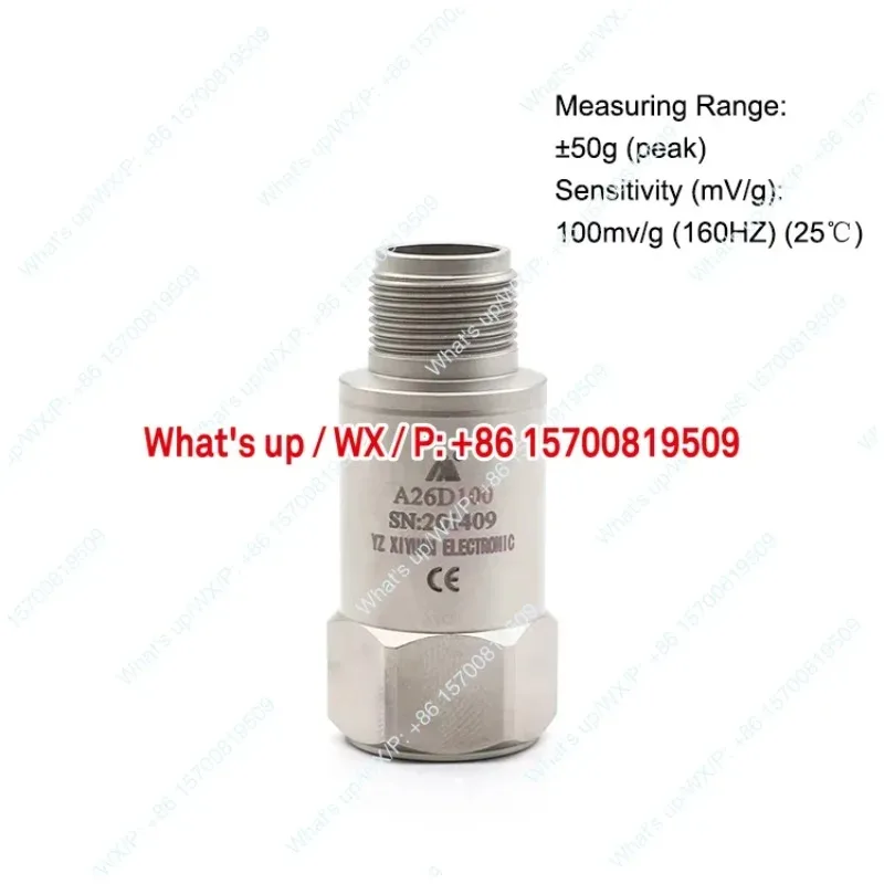 accessories General A26D100 100mV/g sensor 50g IEPE piezoelectric accelerometer sensor for industrial monitoring