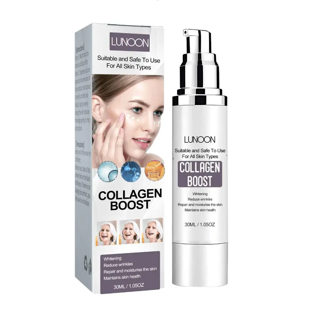 Collageen Boost Anti-Aging Serum Dark Spot Corrector Rimpel Gezicht Bleke Vlek Donkere Vlek Verwijderen Serum Hydraterende Huidverzorging