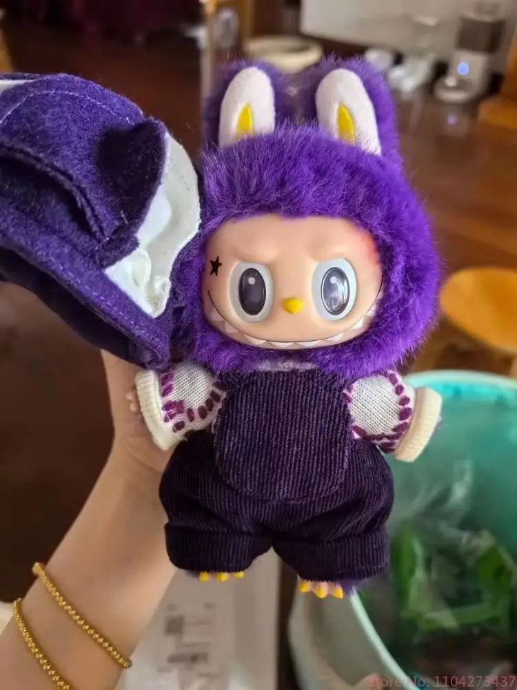 2025 Arrival 1:1  Monster Labubu Series 2.0 Fancy Purple Milan Fashion Vinyl Dolls Decoration Replica Desktop Toys Festival Gift