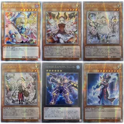 Yu Gi Oh Card Black Magician Girl Risette of the White Woods Self Made Anime Game Characters Collection QCSER Flash immagine completa