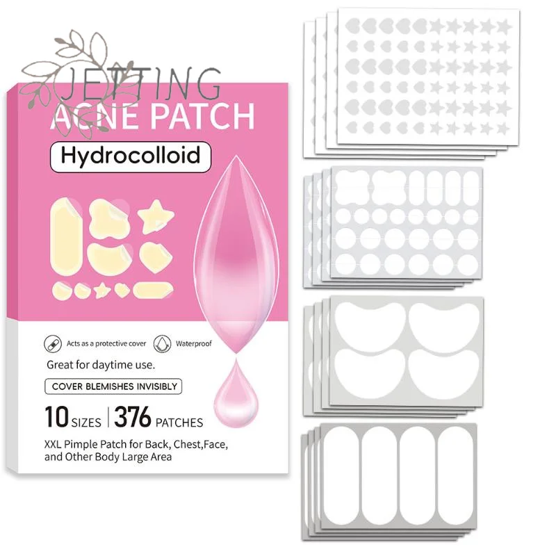 Hot Large Pimple Patch Bulk For Face Hydrocolloid Multi-shape Invisible Removal Acne Patches Covering Body Forehead Chin Blemish