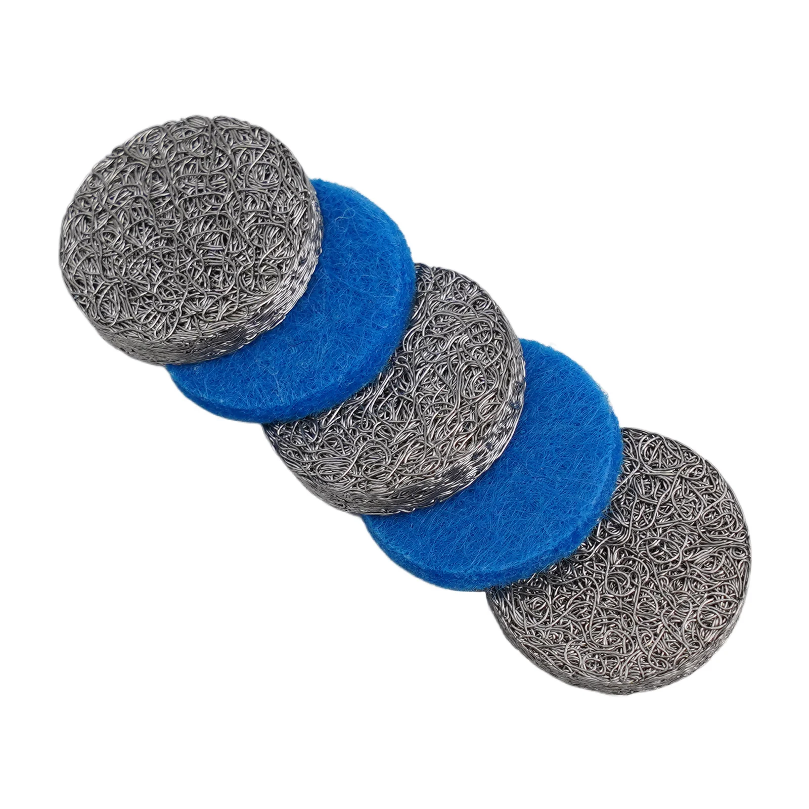 For Pressure Cleaner Filter Filtering Net: 5-Layer Blue Silver For PA Tank Foam Machine Foam Lance Mesh Filter