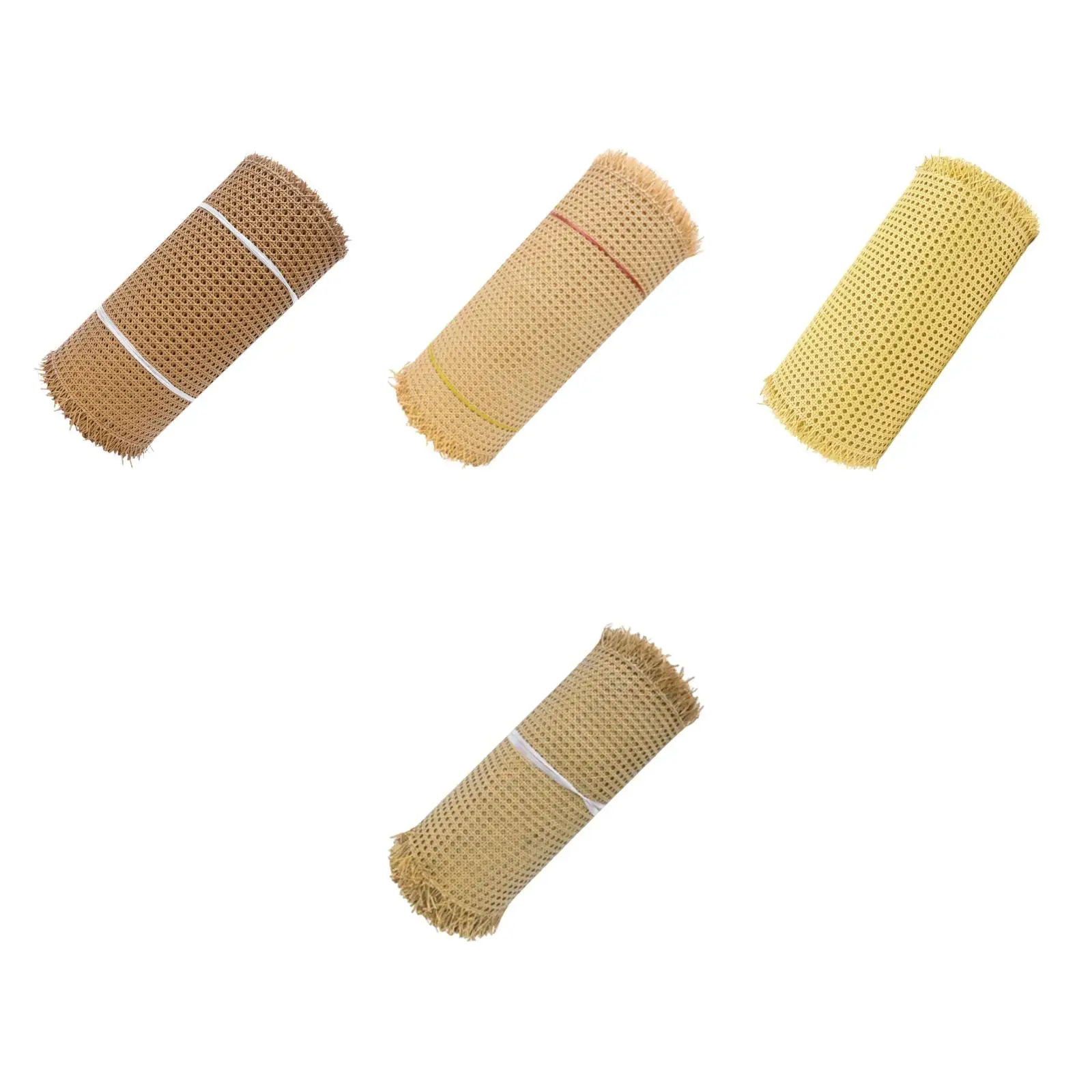 PP Woven Rattan Cane Webbing Mesh Roll for Crafting Cabinets Chairs Lampshades and Home Projects