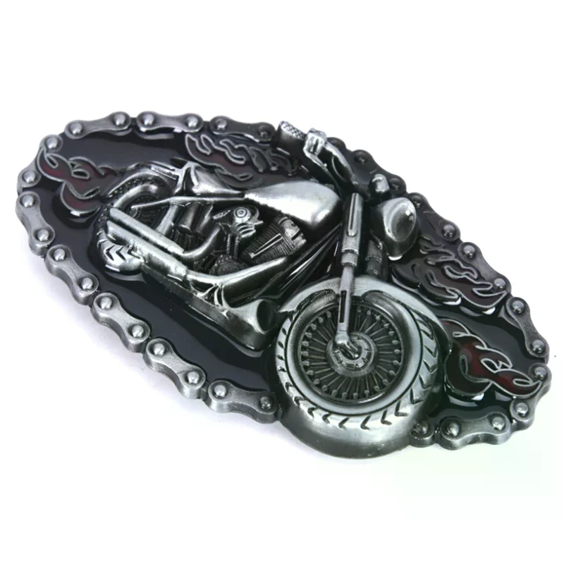 Fashion Men Vintage Motorcycle Modelling Cowboy Alloy Style Belt Buckle High Quality Durable