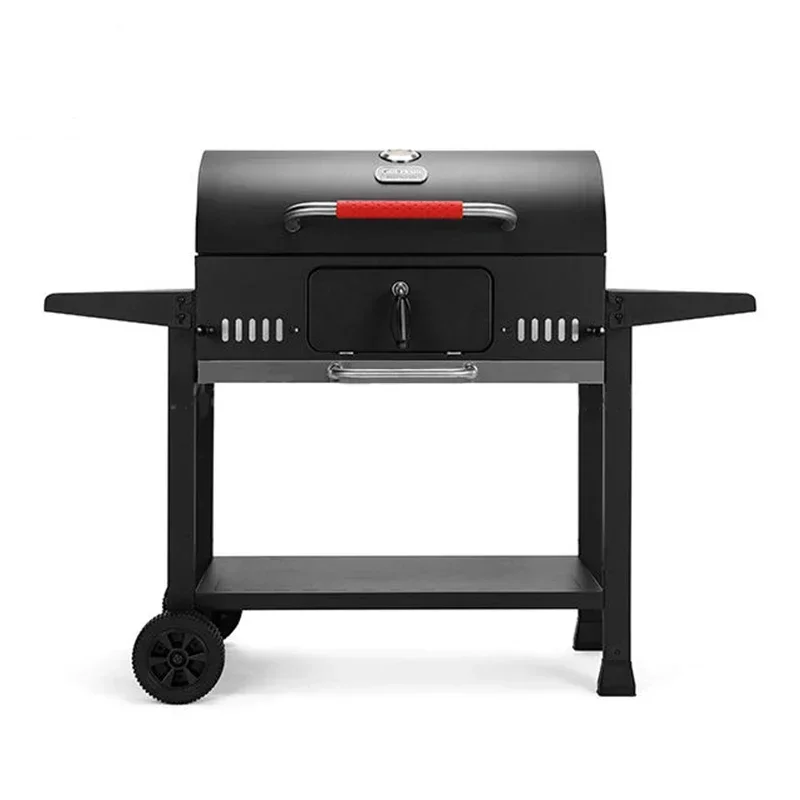 

Smokeless Heavy Duty BBQ Grills High Quality Large Charcoal Grill Trolley Barbeque Smoker Rotisserie Barbecue BBQ Charcoal Grill