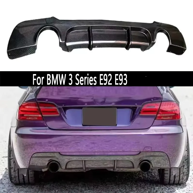 

For BMW 3 Series E92 E93 Carbon Fiber Back lip Car Rear Bumper Diffuser Rear Splitters Spoiler Back lip body kit