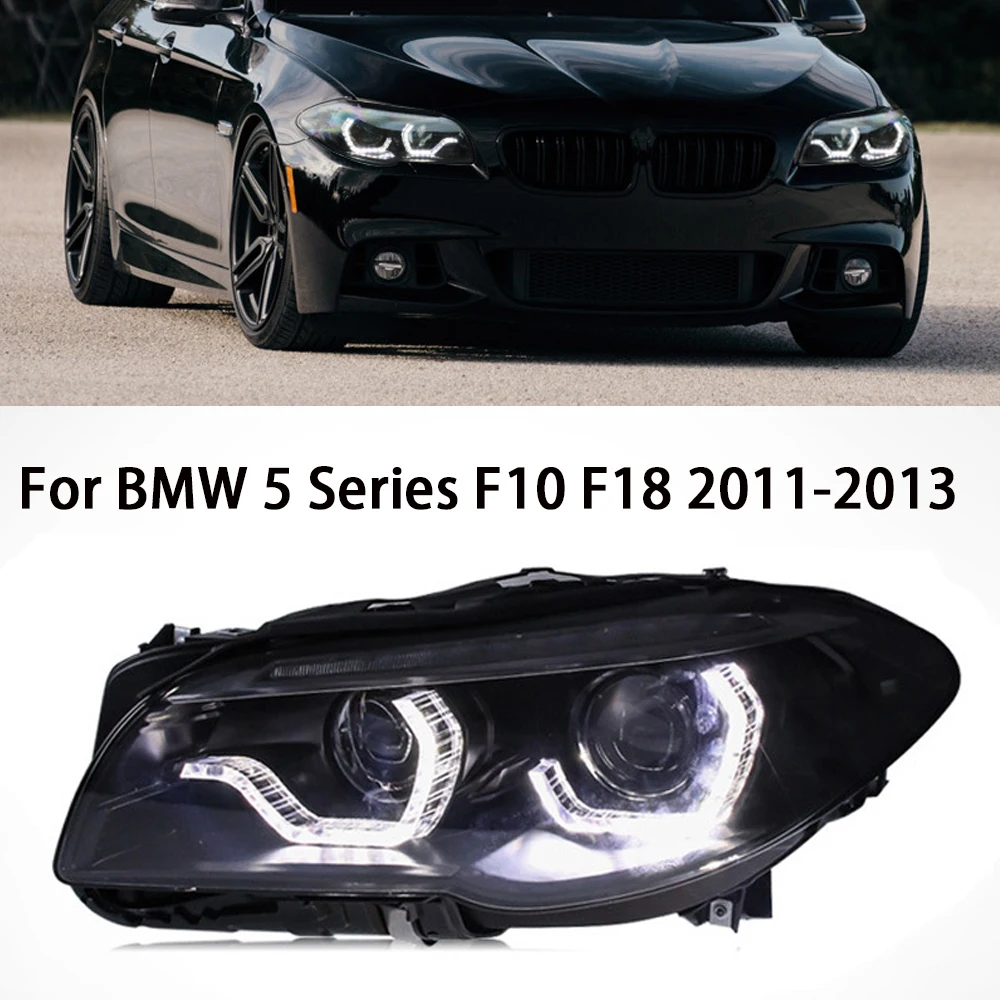 

Car led Headlight Assembly for BMW 5 Series 2011-2013 F18 F10 520 530 Modified Spoon LED Day Running Headlamp