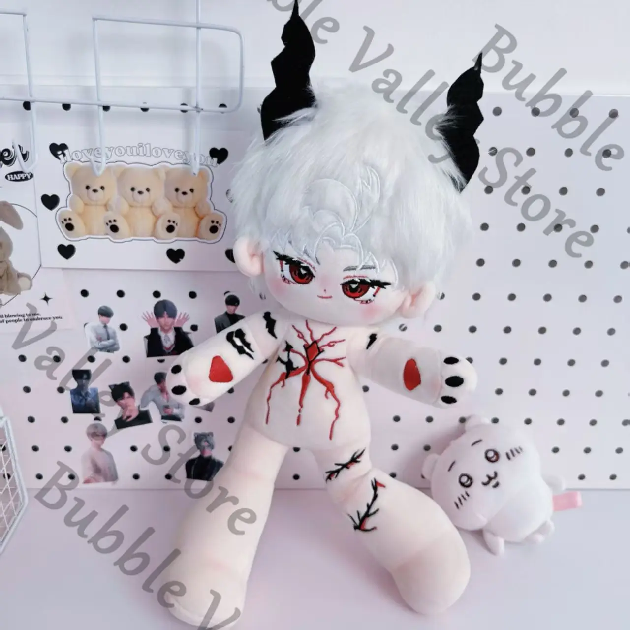 

Anime Love and Deepspace Sylus Rafayel Zayne Xavier Caleb Cosplay Fluffy Cotton Maumet Cartoon Puppet Nude Baby Have Skeleton