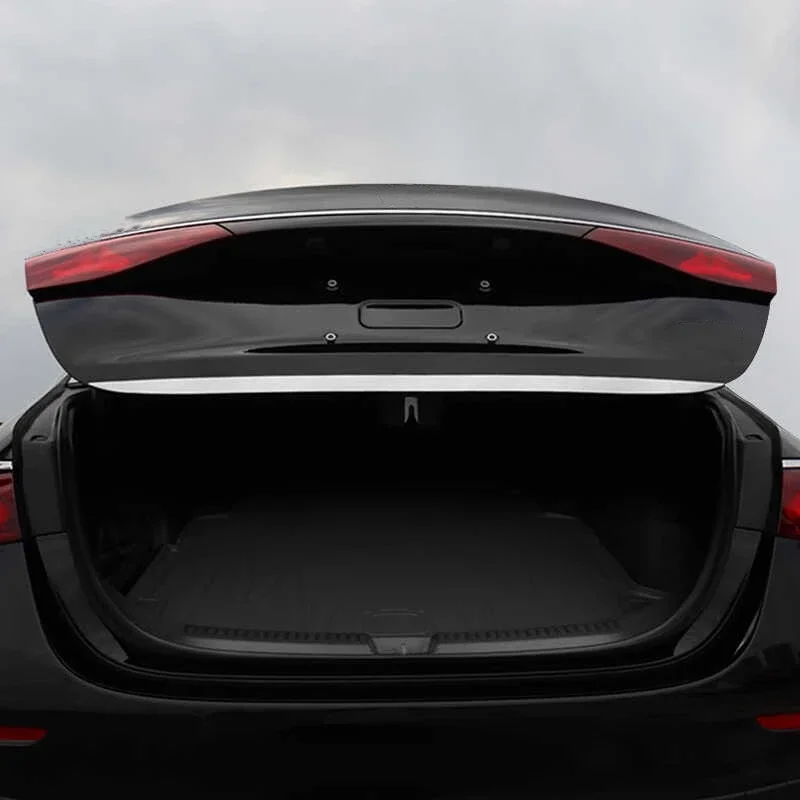 

WELKINRY For Benz E-Class W214 6th Generation 2023-2025 Stainless Steel Car Tail Rear Box Gate Back Door Trunk Boot Lid Trim