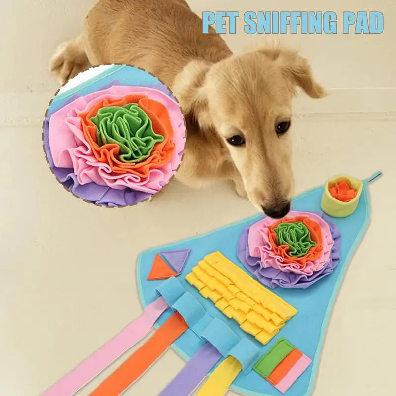 Sniffing Mat Pad For Dogs Spaceship Design Educational Food Hiding Play Toys Puppy Sniff Mat For Slow Feeding To Prevent Choking