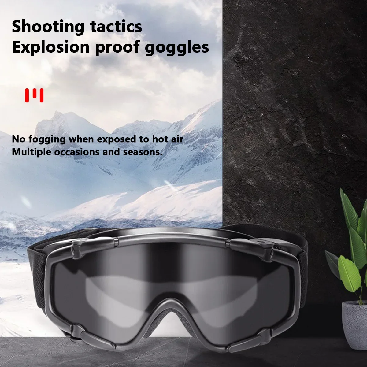 

New FMA Airsoft SI-Ballistic Goggles Updated Version Fan Airsoft Paintball Safety Eye Protection Anti-fog Tactical Goggles