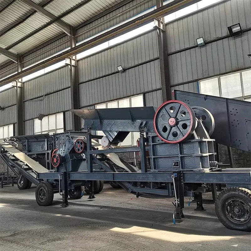 CE Large Capacity Mobile Jaw Crusher 750*1060 130 150t h for Metallurgical Mining Crushing Trituradora Mandíbula