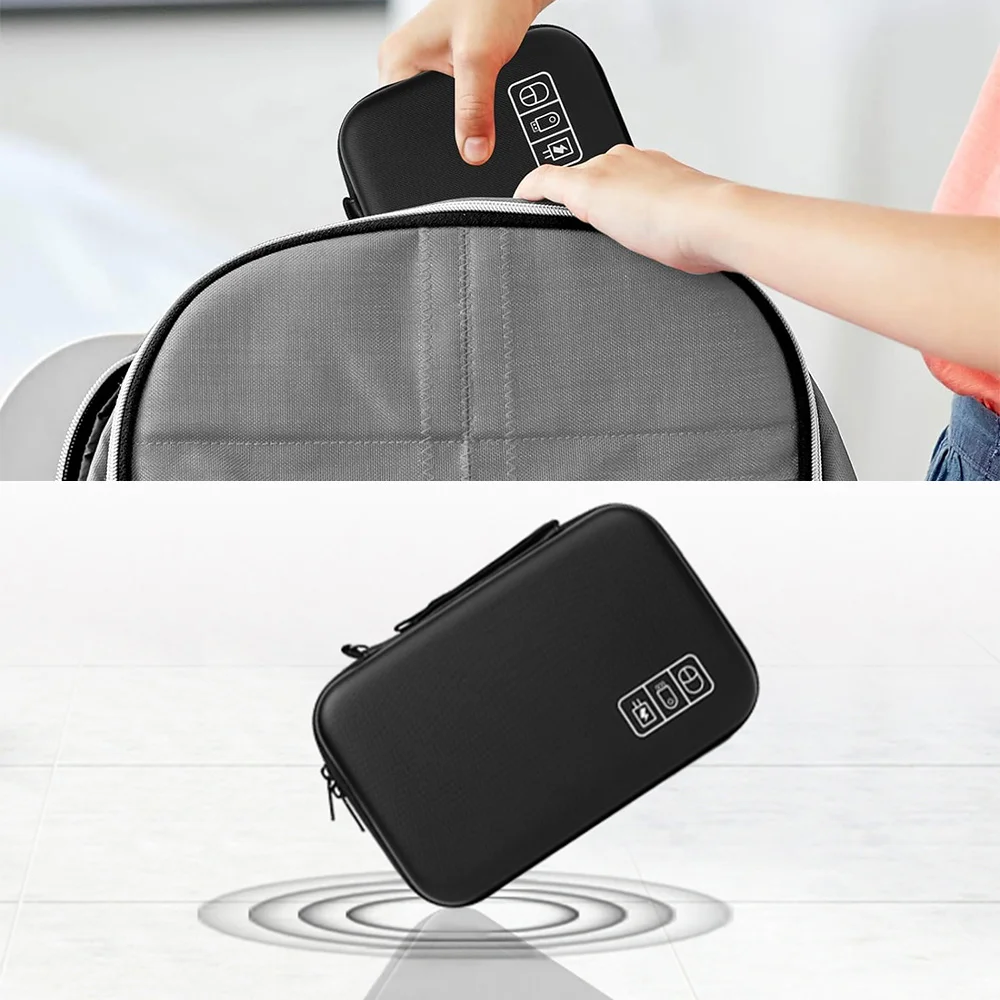 Portable Hard Shell Digital Gadgets Storage Bag Electronics Case Earphone Charger Case Data Cable bags USB Disk Organizer