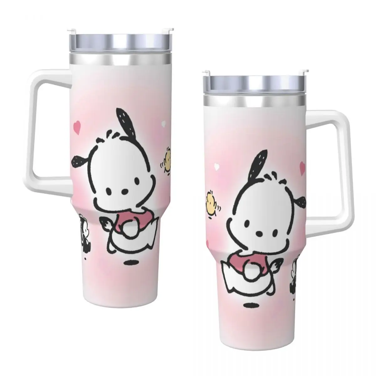 Stainless Steel Tumbler Pochacco Thermal Mug Heat Preservation Hot Drinks Car Mugs Travelist Custom Water Bottle