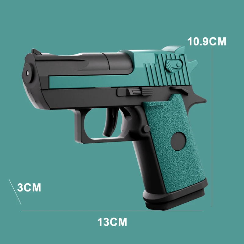 2024 New Summer Water Gun Toy Desert Eagle Pistol Non Electric High Pressure 10 Meter Range Retro Color Beach Toys for kid Adult