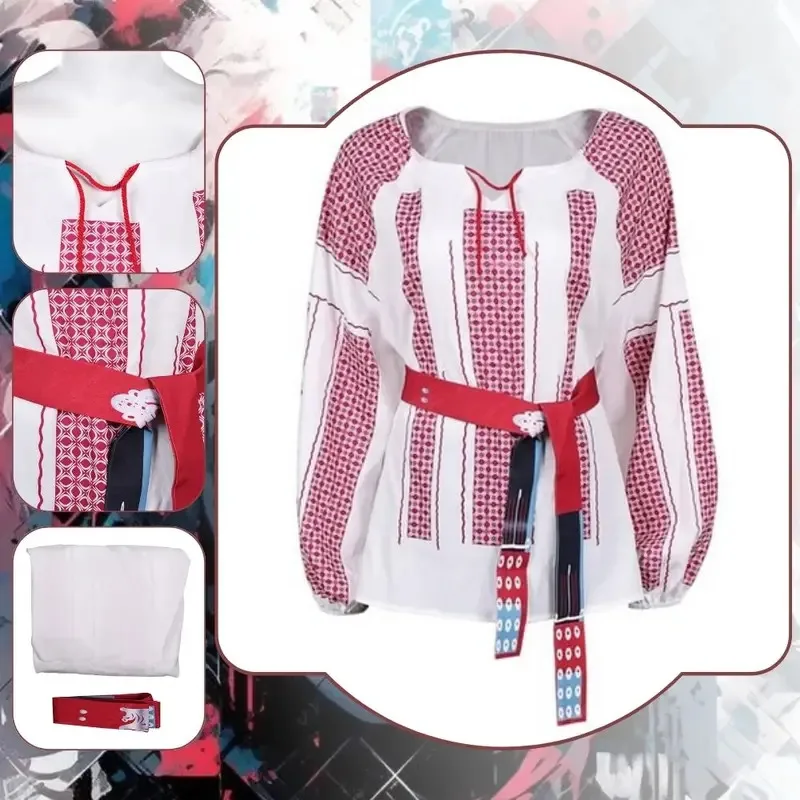 ABBA Cos Agnetha Anni-Frid 코스프레 판타지아 70s 의상 빈티지 드레스 변장 여성용 할로윈 카니발 의류 sd;32