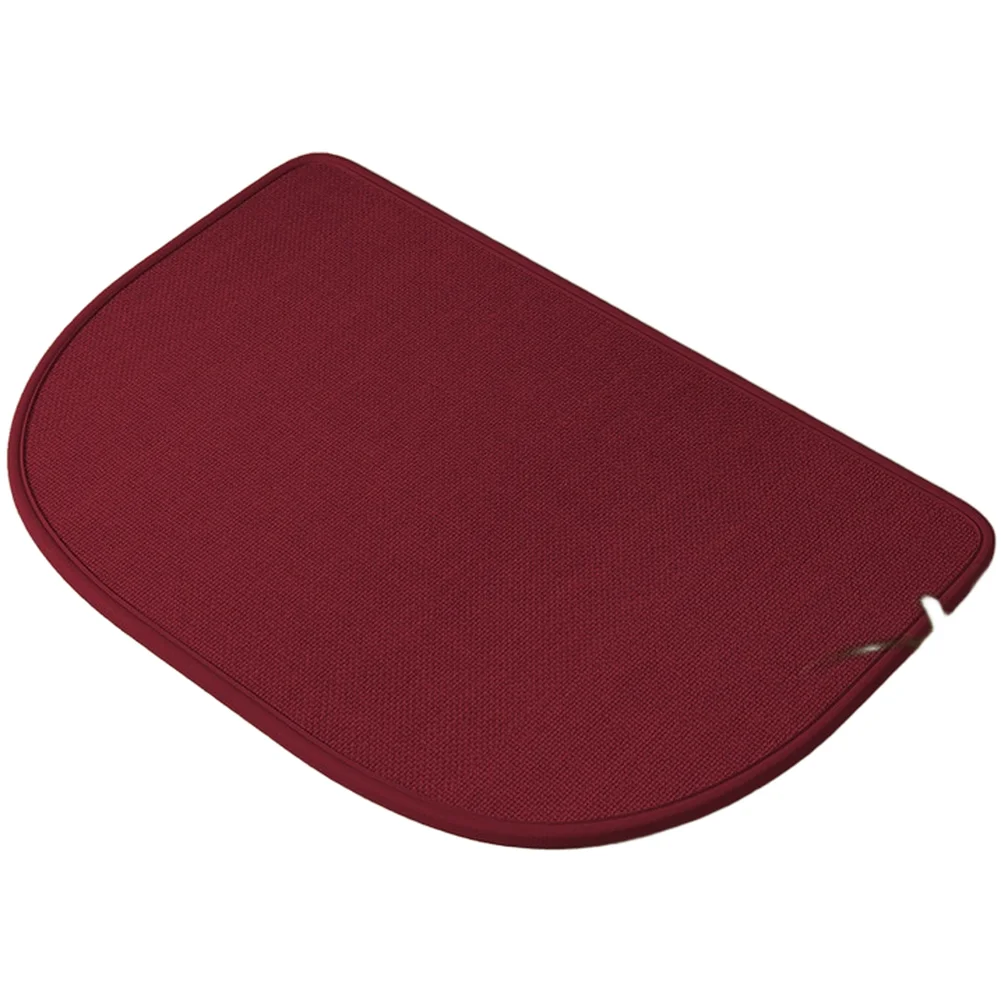 50x80CM Bathroom Floor Mat Constructed with Curved Horseshoe Profile to Improve Drainage and Minimize Slippage Risk