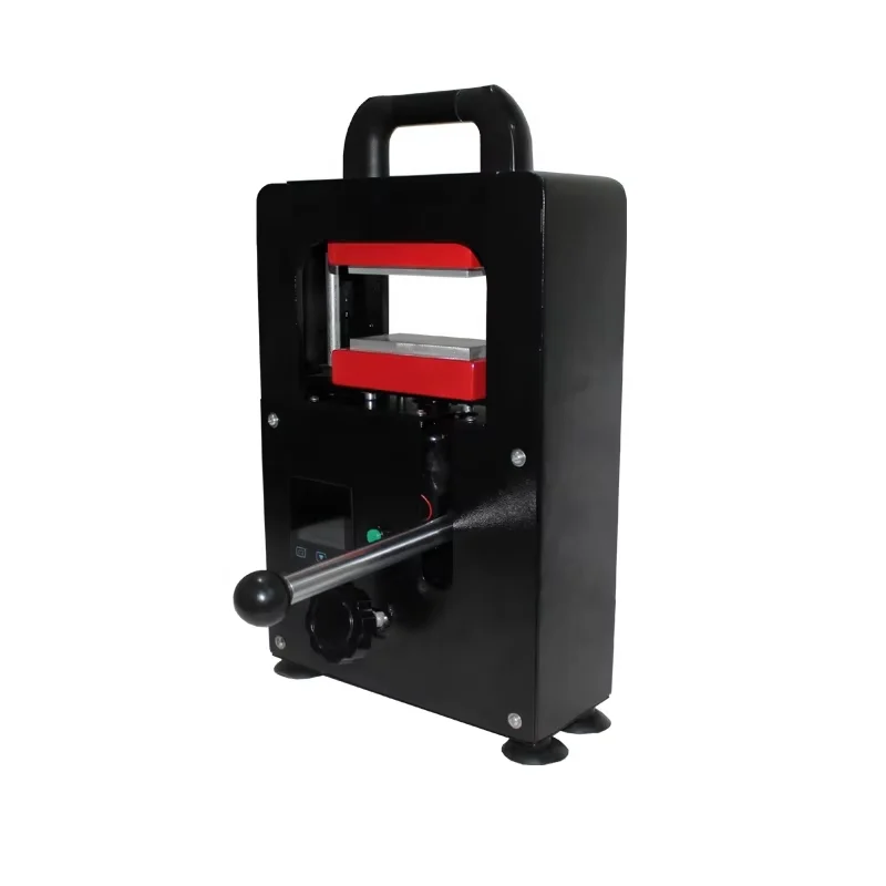 New Product 2.4*4.7Inch Double Heat Press Machine Hydraulic 5 Ton Dual Heating Press Machine