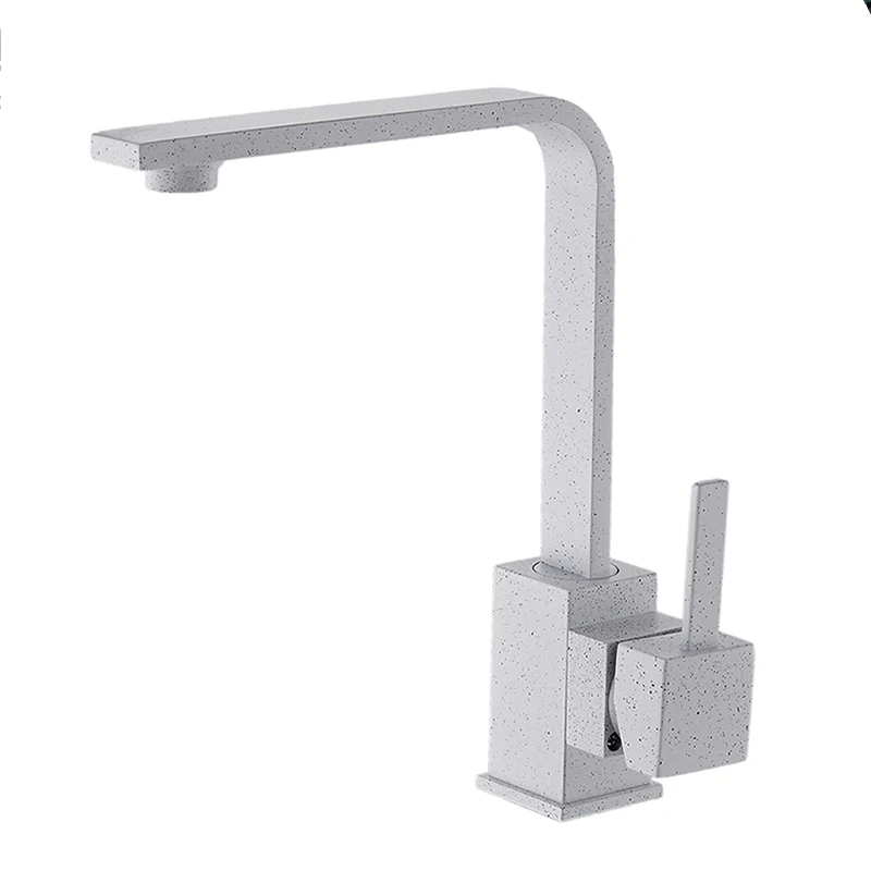 

Kitchen Faucets Brass Kitchen Sink Water Faucet 360 Rotate Swivel Faucet Mixer Single Holder Single Hole Black Mixer Tap 7115