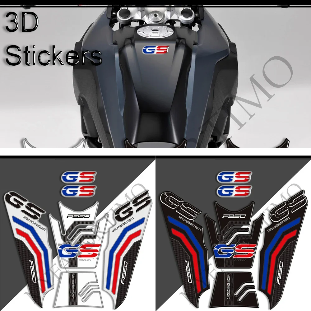 

For BMW F850GS Stickers Decals Protector Tank Pad Grips Gas Fuel Oil Kit Knee Trunk Luggage