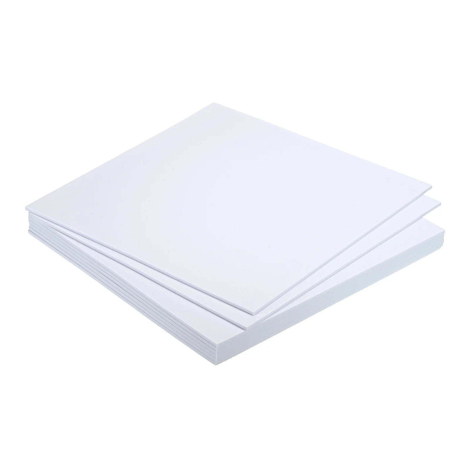 6/8pcs EVA Foam Sheets White 9.8 Inch x 9.8 Inch 3mm Thick Crafts Foam Sheets for Costumes, Arts and Crafts Projects