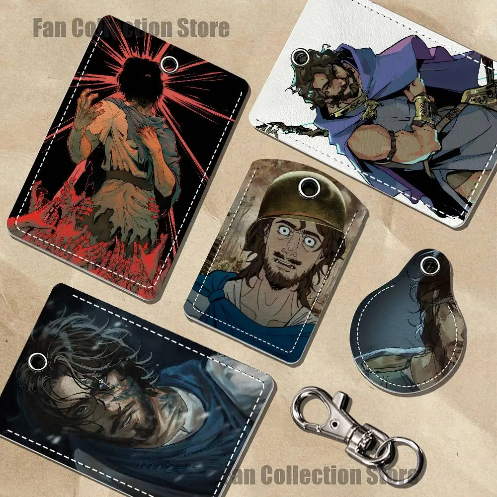 Porte-cartes en cuir E-Epic The Musical O-ODYSSEUS Movie Singer Game Anime, peut contenir une carte d'identité, un badge de contrôle d'accès, une carte de métro et un AirTag