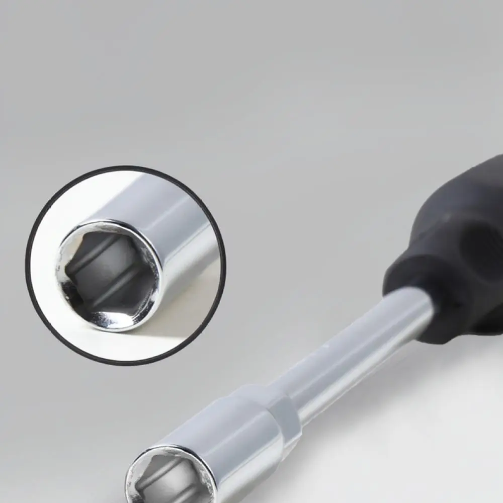 Long Reach Hex Socket Wrench For Zhuangong Nut Bolt Driver Manual Tool Set Chrome Plated Steel Mechanical Hardware