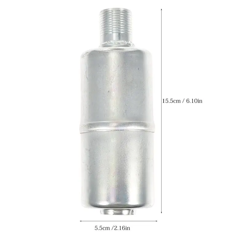 Exhaust Muffler for Lawn Mower 1/2 Inch Pipe Threaded Galvanized Steel Part Small Engine Equipment Accessory Universal Car