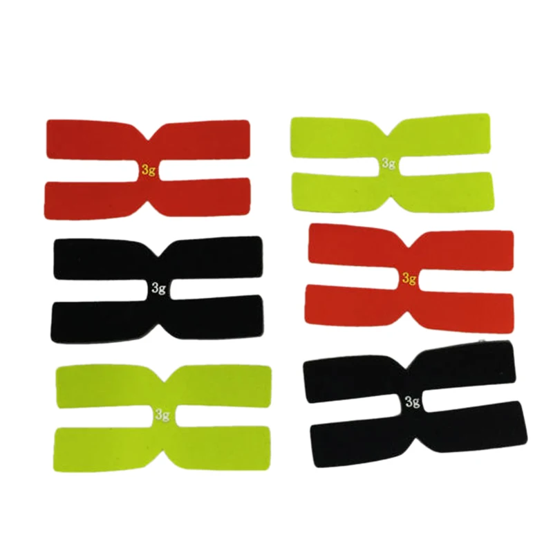 

6Pcs 3G Tennis Racket Weight Balance Strips Silicone Tennis Racquet Tapes Balance Bar Tennis Racket Accessories