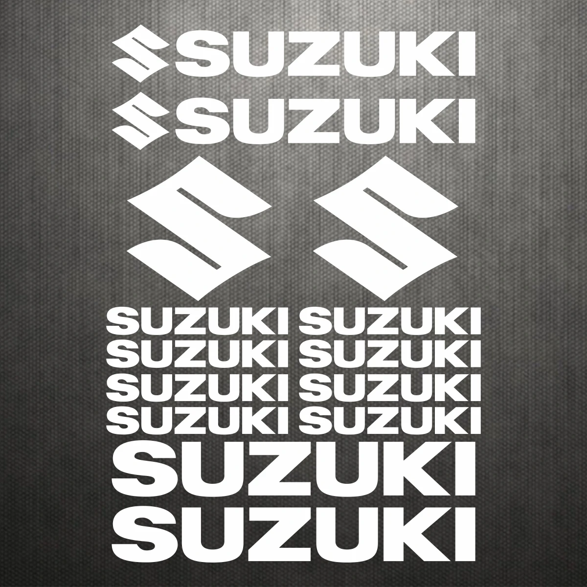 Vinyl Suzuki Sticker Decals Tank Logo Set Helmet Emblem  Kit