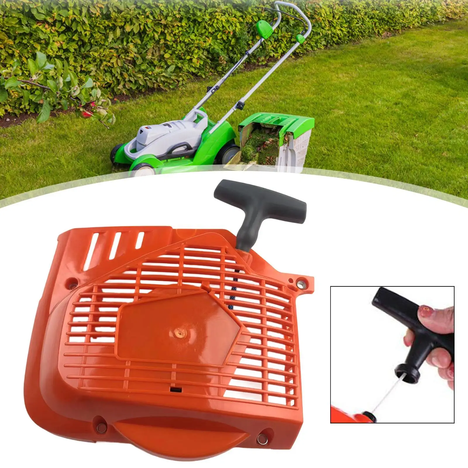 

Pull Starter Assembly Lawnmower Recoil Starter for Brushcutter Grass Trimmer