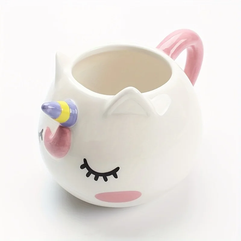 Cute Animal Ceramic Mug Creative Hand Painted 3D Mugs With Handle Coffee Tea Milk Breakfast Cups Nice Gifts